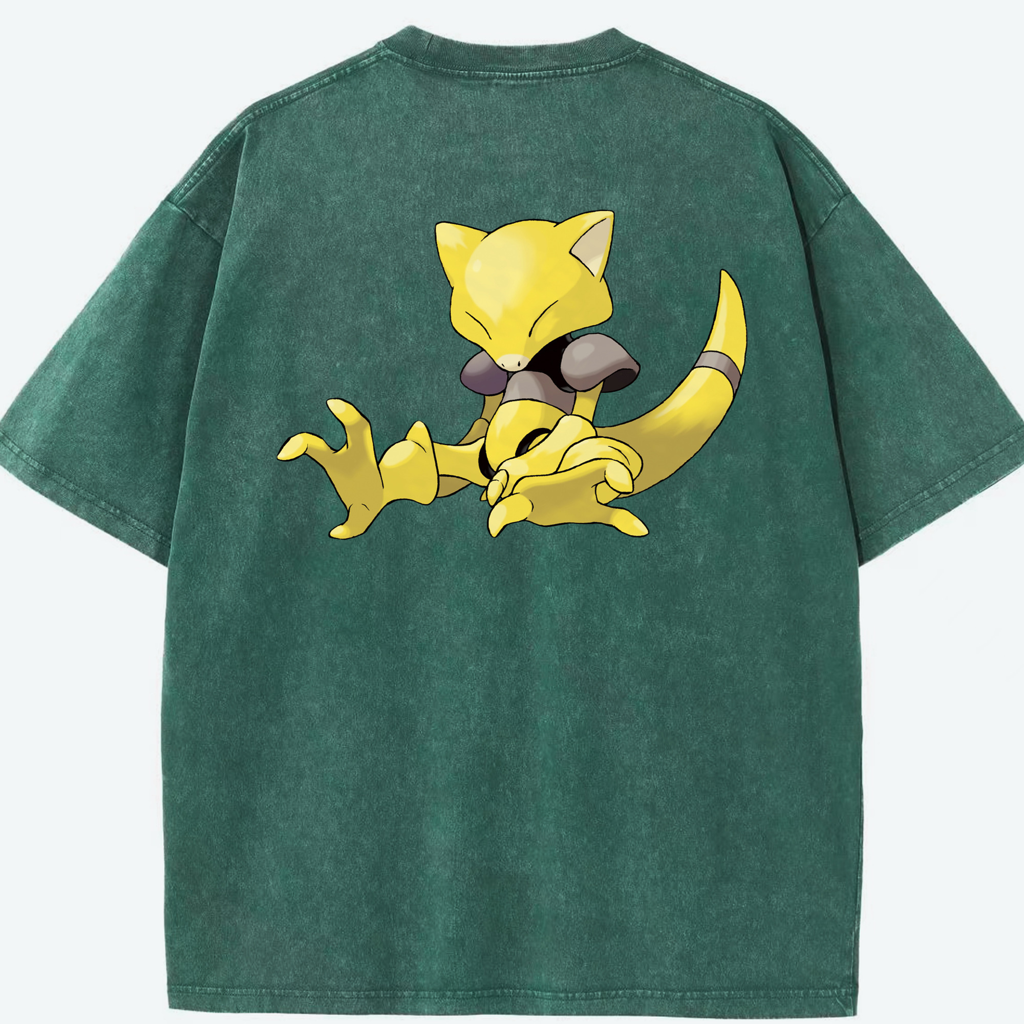 （画像用） ポケットモンスター Pokémon 綿100% ヴィンテージ風 半袖Tシャツ（背面プリント）